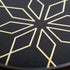 Black Cake Stand with Geometria Brass Inlay